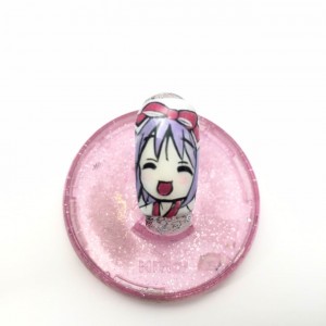 らきすたの柊つかさ(巫女)ネイル