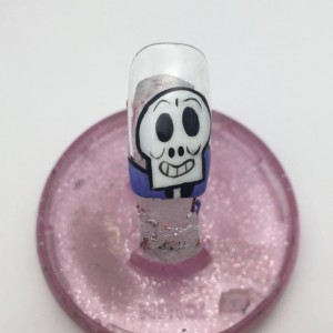 【アンパンマンネイル】こわいですねー、おそろしいですねー、ホラーマンですねー