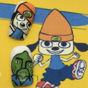 パラッパラッパーのタマネギ先生とパラッパネイル