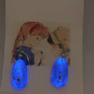 【ラピュタネイル】輝く!飛行石ネイルチップピアス
