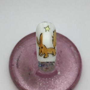 【星の王子さまネイル】キツネ