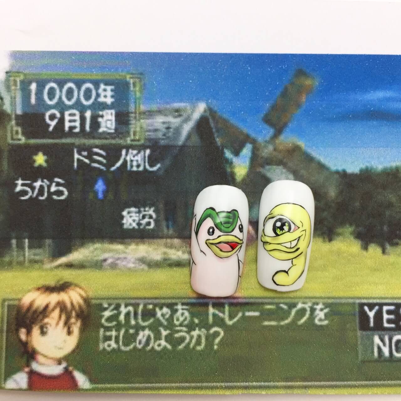 【モンスターファームネイル】スエゾーとモッチー